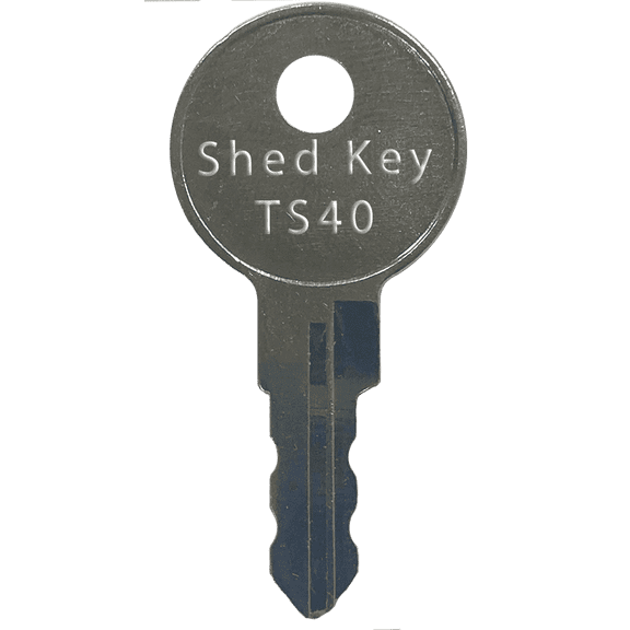 Outdoor Shed TS40 Replacement Key