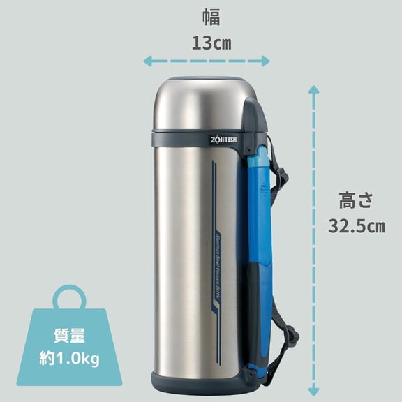 Stainless Steel Travel Mug, 68-Ounce