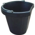 thumbnail image 1 of Tuff Stuff 12 Qt. Rubber Flat-Back Bucket RB-FB12, 1 of 1