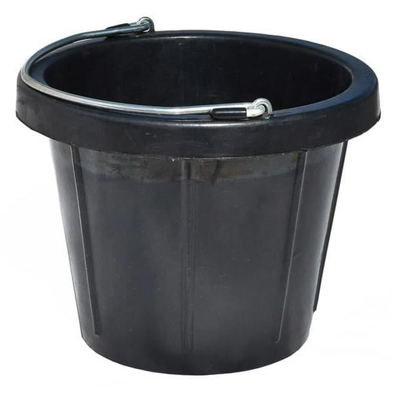 Tuff Stuff 12 Qt. Rubber Round Bucket RB-BR12
