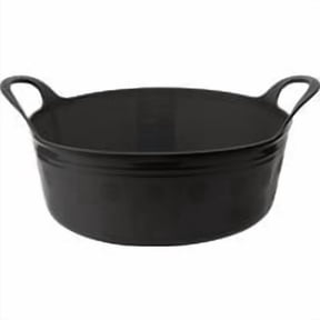 Tuff Stuff 5 Qt. Black Plastic Flex Tub F5Q-BK