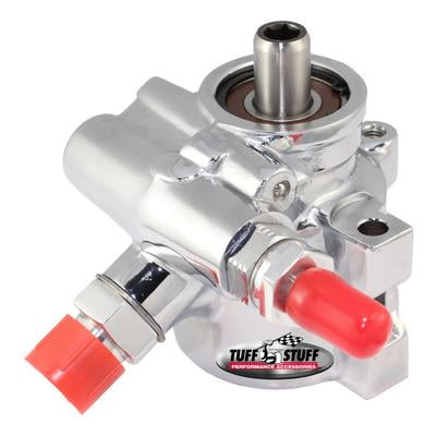 Tuff-Stuff Type II Power Steering Pump Chrome w/AN Fitting Tuff-Stuff Type II Power Steering Pump Chrome w/AN Fitting