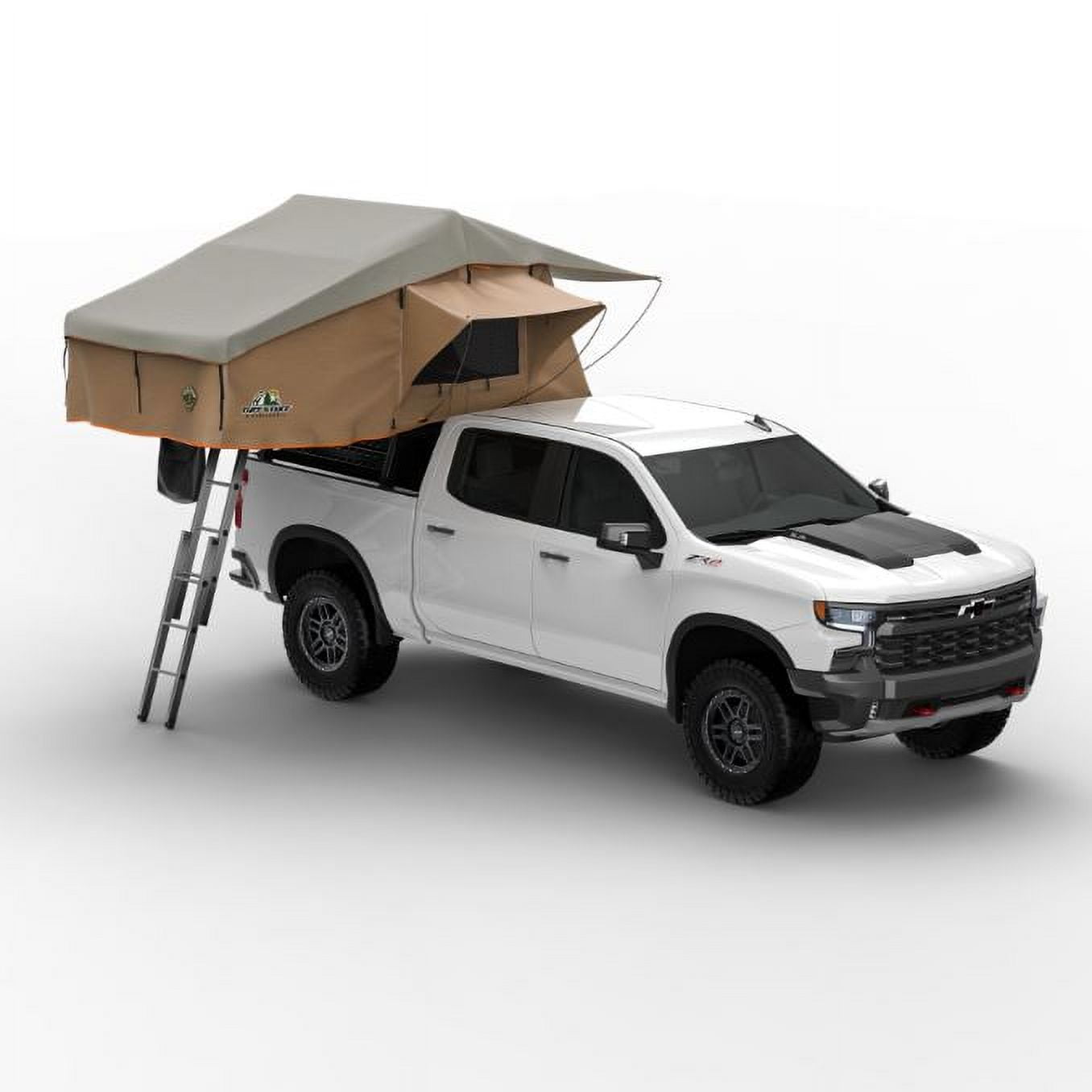 Tuff Stuff 65" Ranger Overland Roof Top Tent 3 Person Tan TSRTTRAN65