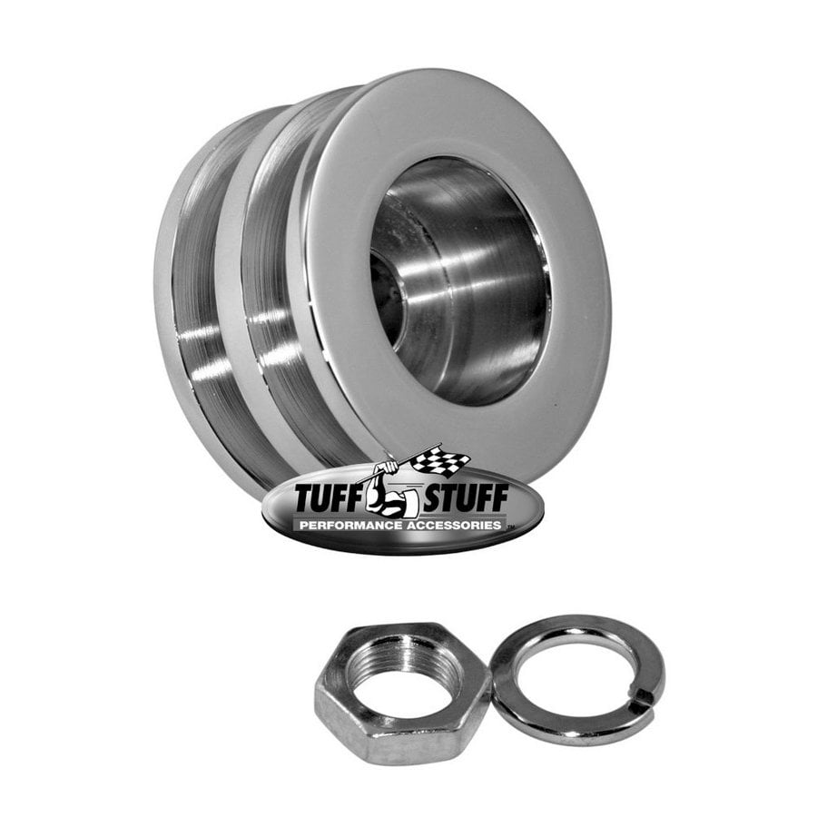 Tuff-Stuff Alternator Chrome Double V-Pulley