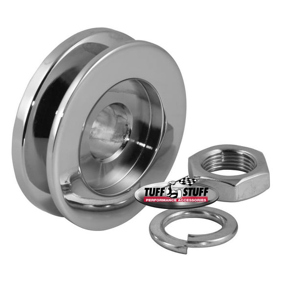 Alternator Chrome Single V-Pulley