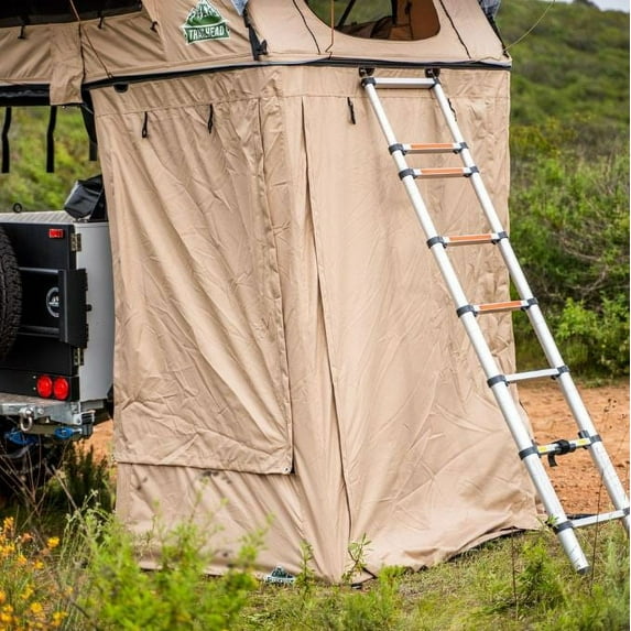 Tuff Stuff Delta Overland 4-Person Roof Top Tent with Annex Room, Polyester