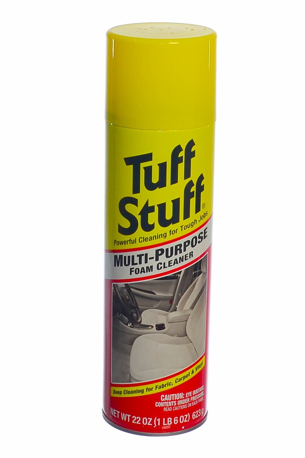 Tuff Stuff Multi Purpose Foam Cleaner Deep Cleaning of Car Interior 22 oz 12Pack