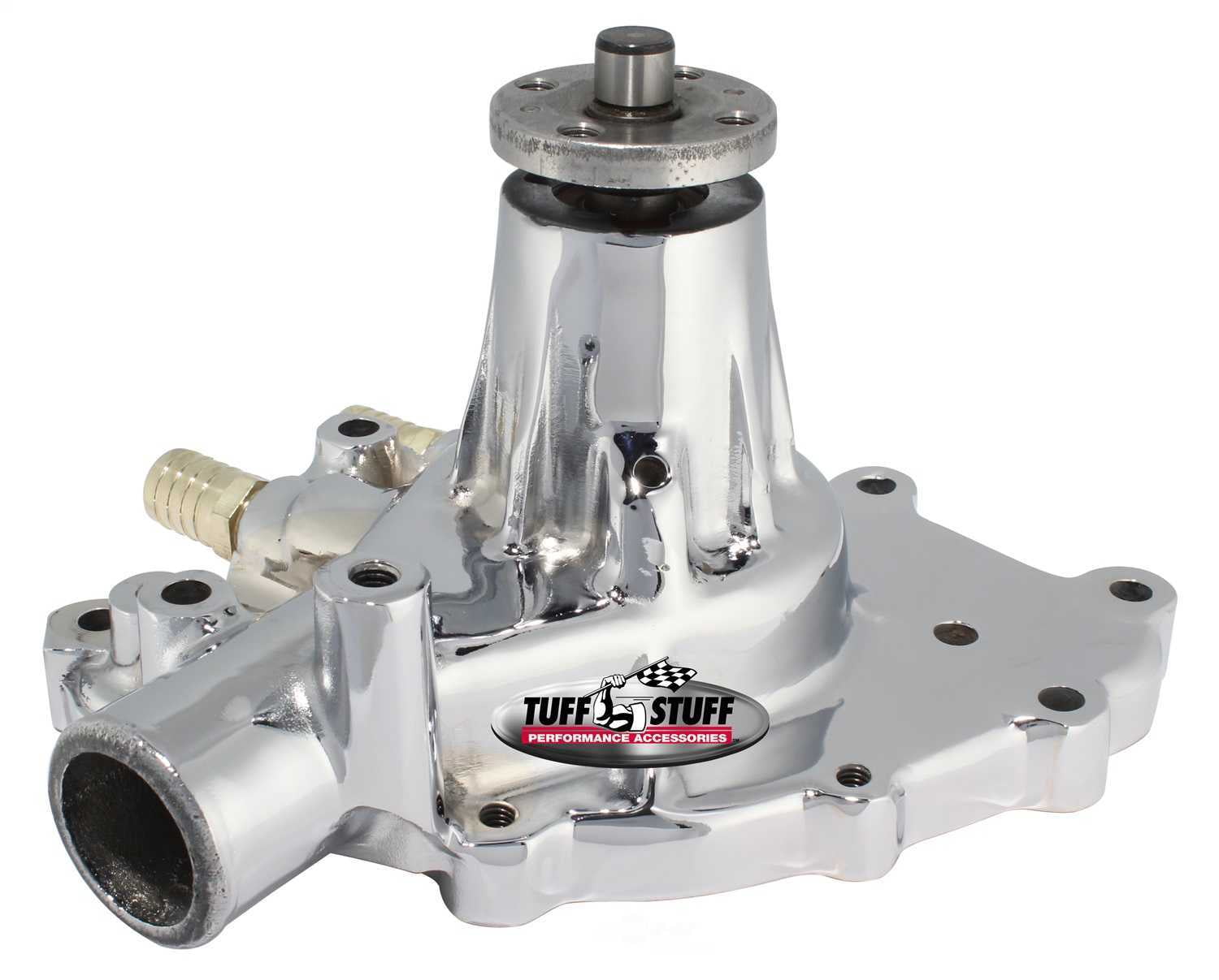 Tuff Stuff Performance Accessories 1432AA Platinum SuperCool Water Pump, 5.437 in. Hub Height 5/8