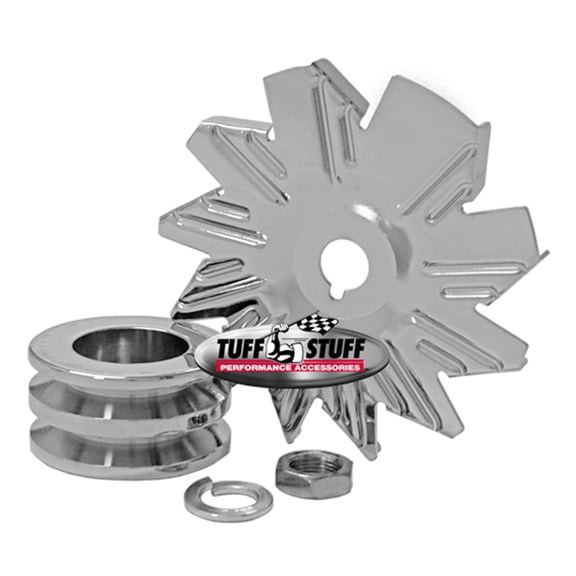 Tuff Stuff Performance 7600B Alternator Fan And Pulley Combo