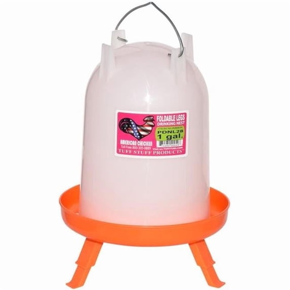 Tuff Stuff Products 1 gal PDNL28 Poultry Drinker Nest with Foldable Legs