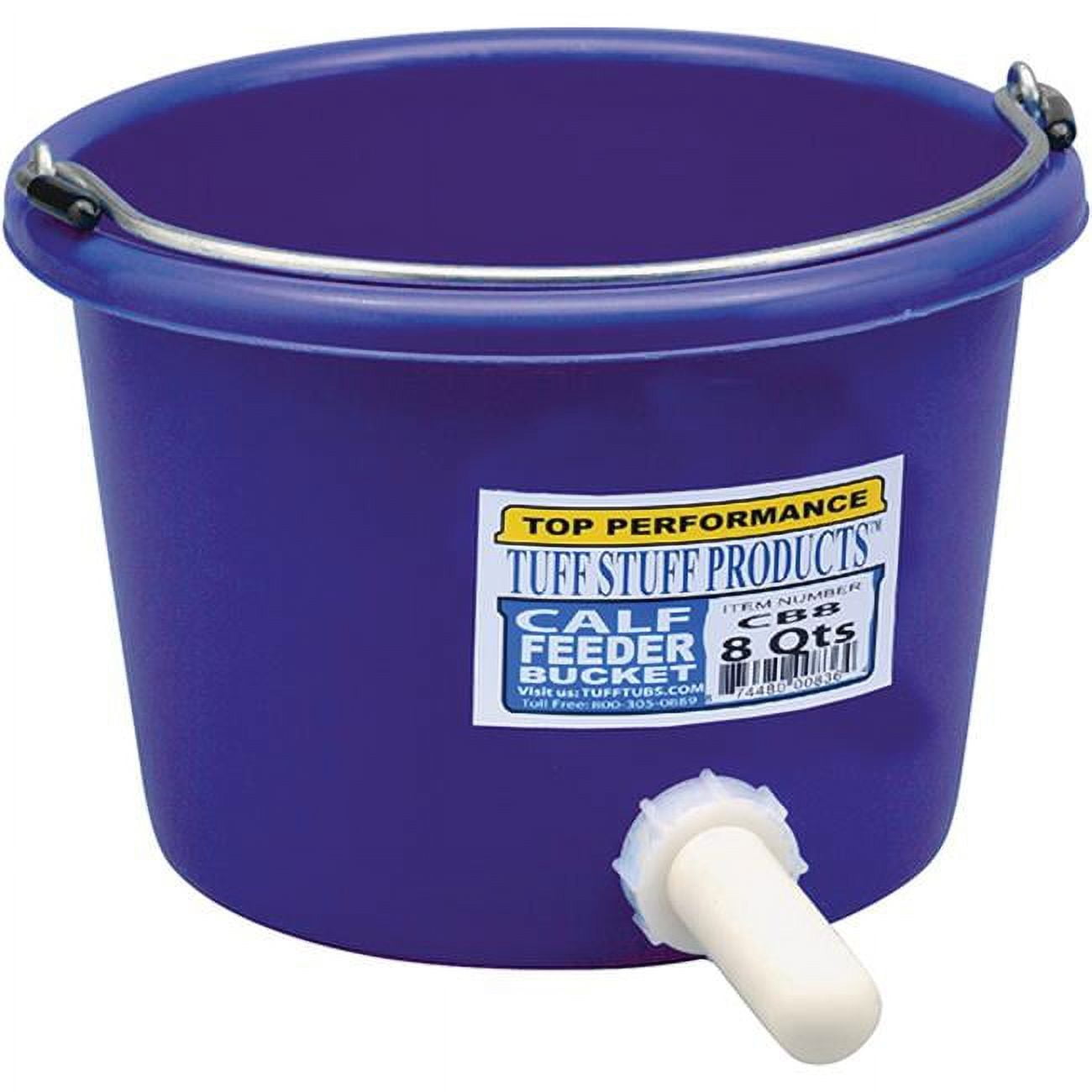 1Pc Heat Resistent Handle PC Purified Water Bucket 7.5L Plastic Water  Storage Pail for Home Office (Blue)