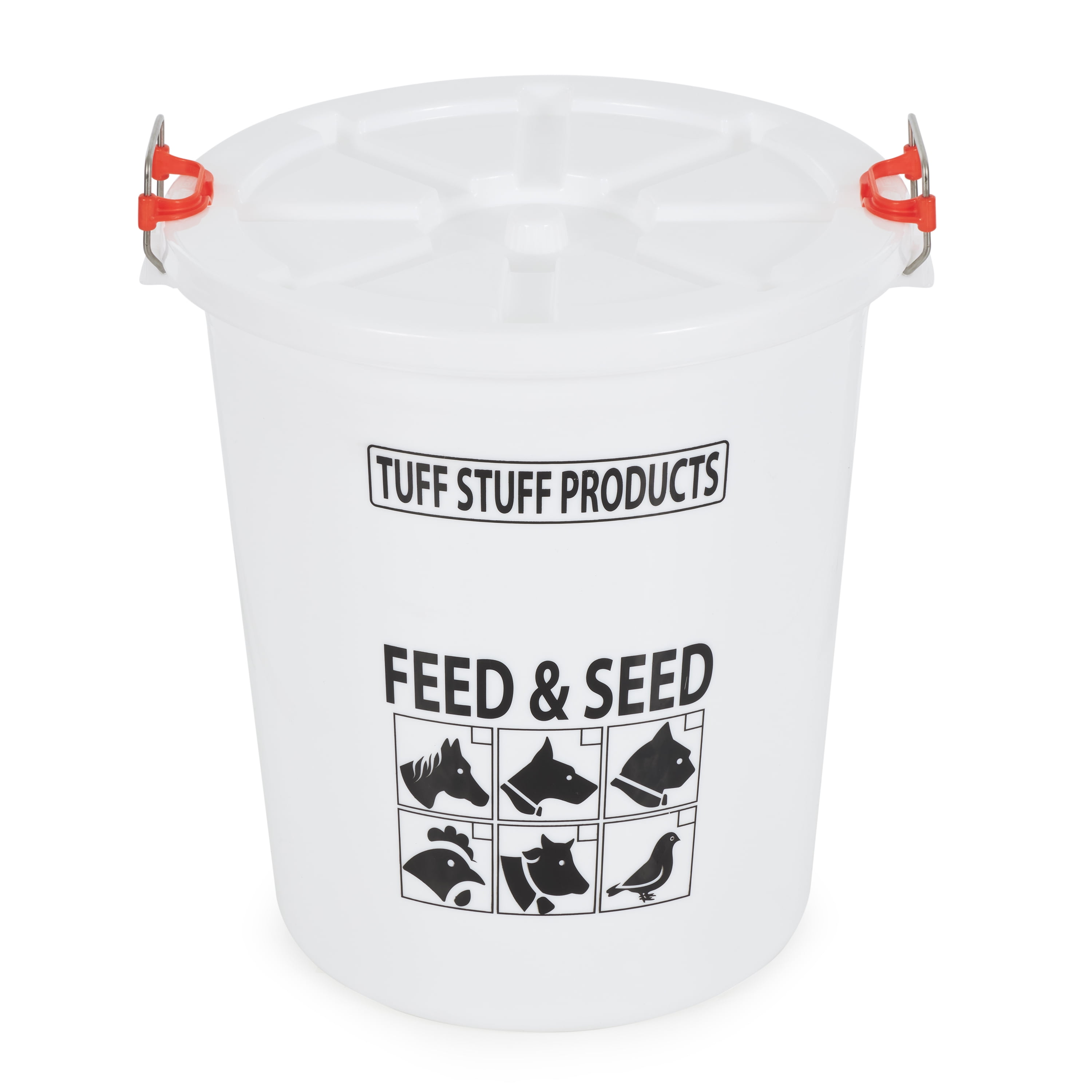 Tuff Stuff Products FS26 26 Gallon Animal Livestock Farm Feed and Seed