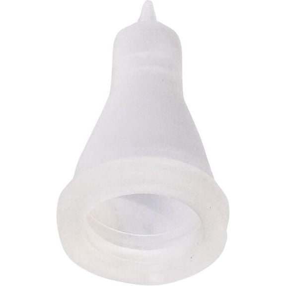 Tuff Stuff Products Inc-Clear Snap On Nipple- Clear Small