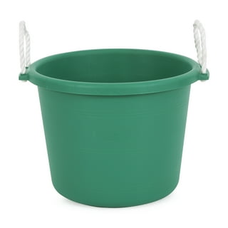 Tuff Stuff Products FS26 26 Gallon Animal Livestock Farm Feed and Seed Food  Storage Pail Drum Bucket Tub Container with Locking Lid 