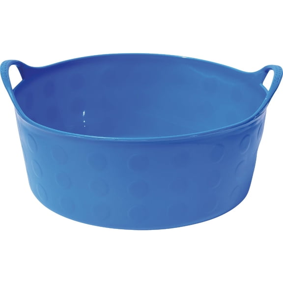 Tuff Stuff Products S4-SBL 4 gal Tuff Flex Tub - Sky Blue
