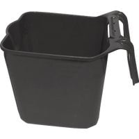 Tuff Stuff Products SQHBK 14 qt. Square Fence Hook Bucket, Black
