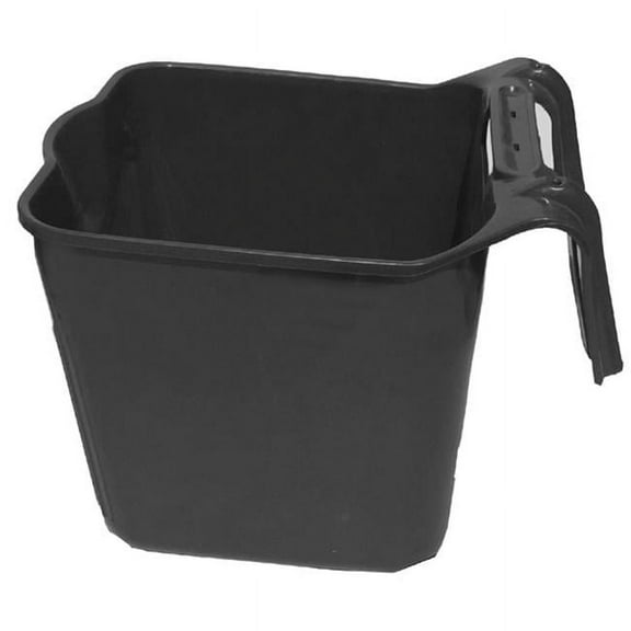 Tuff Stuff Products SQHBK 14 qt. Square Fence Hook Bucket, Black
