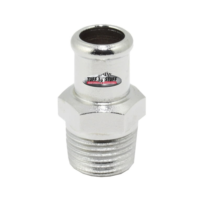 Tuff-Stuff Water Pump Chrome Hose Nipple for 5/8 Tuff-Stuff Water Pump Chrome Hose Nipple for 5/8