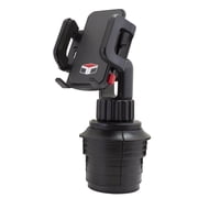 Tuff Tech Cradle Cup Mount Phone Holder for Cars, Trucks, and SUVs, 360-Degree Rotation