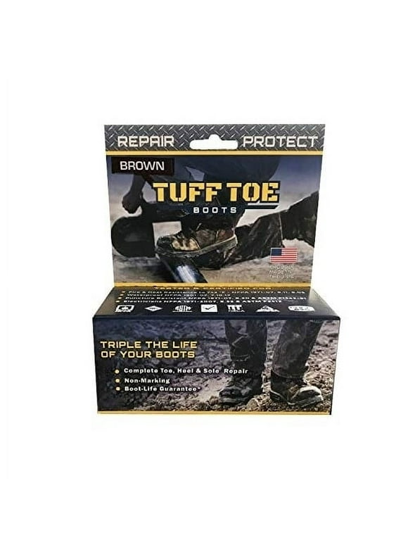Tuff Toe Brown 20177 Boot Protection & Repair for Steel Toe Saftey Toe Boots