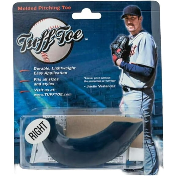 Molded Cleat Toe Protector, Softball and Baseball Cleat Cover Toe Protectors for Shoes and Cleats - Fits Most Sizes and Styles, Easy Application, Left Cleat, Blue Color