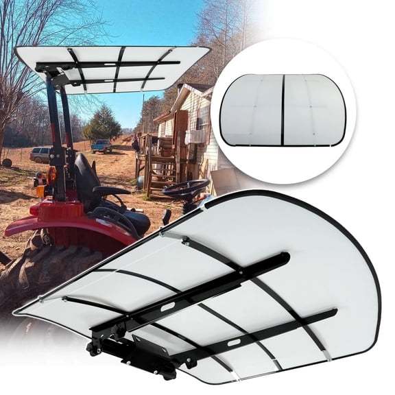 Tuff Top Tractor ROPS Canopy 52" X 52" For Tractor Mowers Umbrella-White