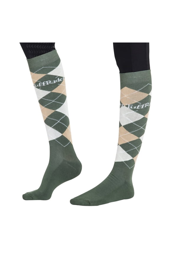 TuffRider Argyle Knee Hi Socks