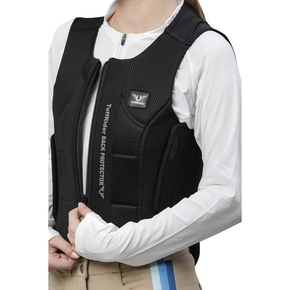 TuffRider Back Protector- Black- X-Small