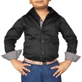 TuffRider Boys ADEY Shirt-Black -L - Walmart Business Supplies