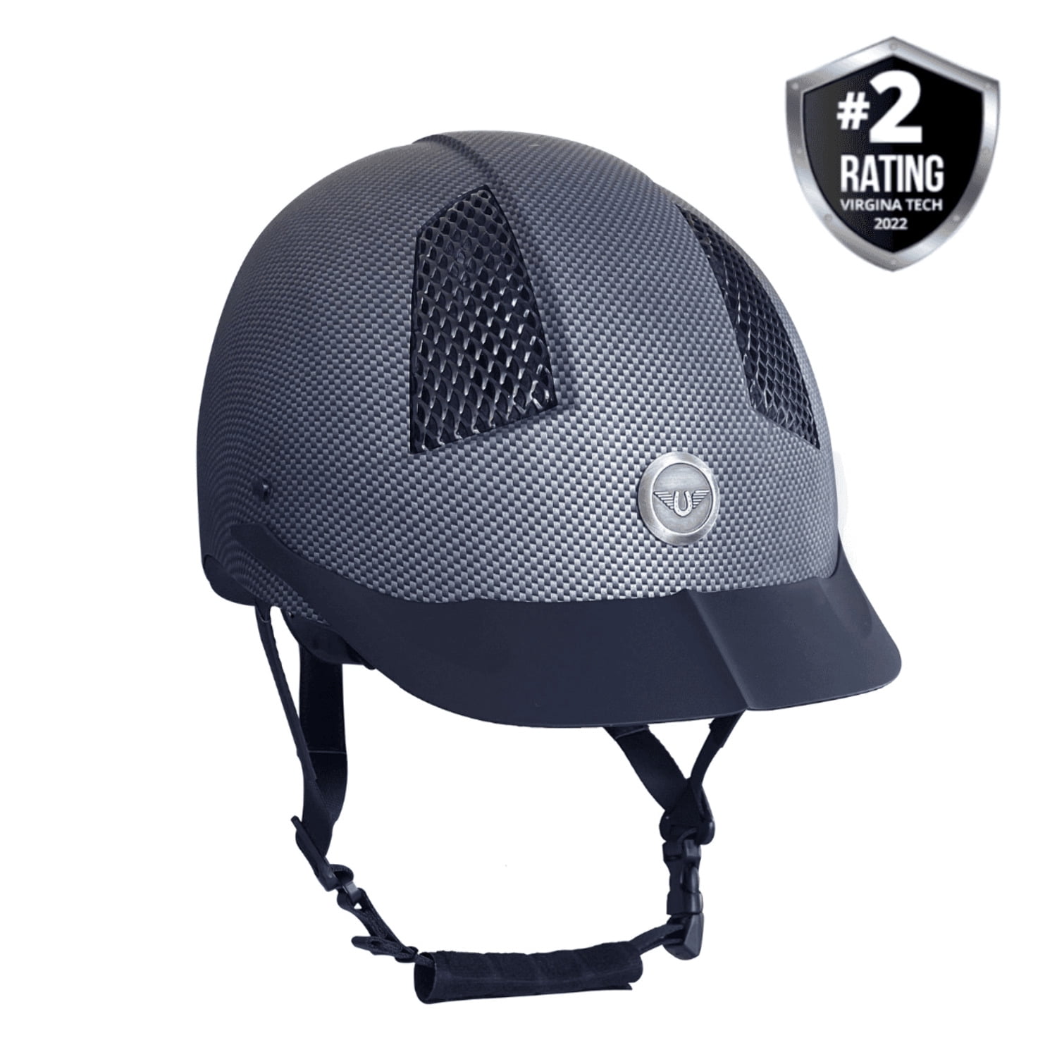 Bulltuff Riding Helmet TuffRider Starter Carbon Fiber Print Helmet - Walmart.com