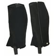 thumbnail image 1 of TuffRider Children's Airflow Synthetic Half Chaps Black XL, 1 of 1