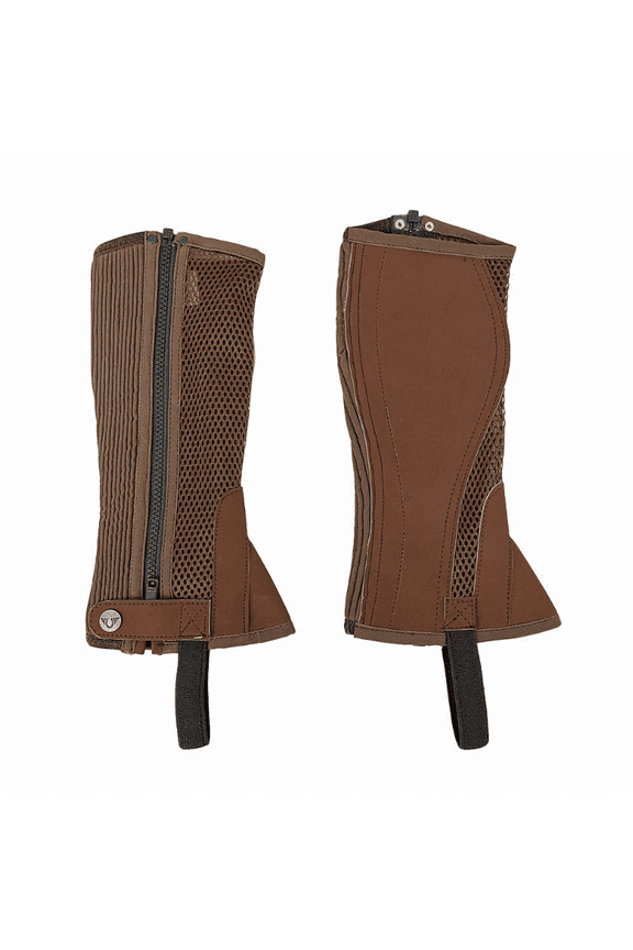 Children's Airflow Synthetic Half Chaps Mocha L