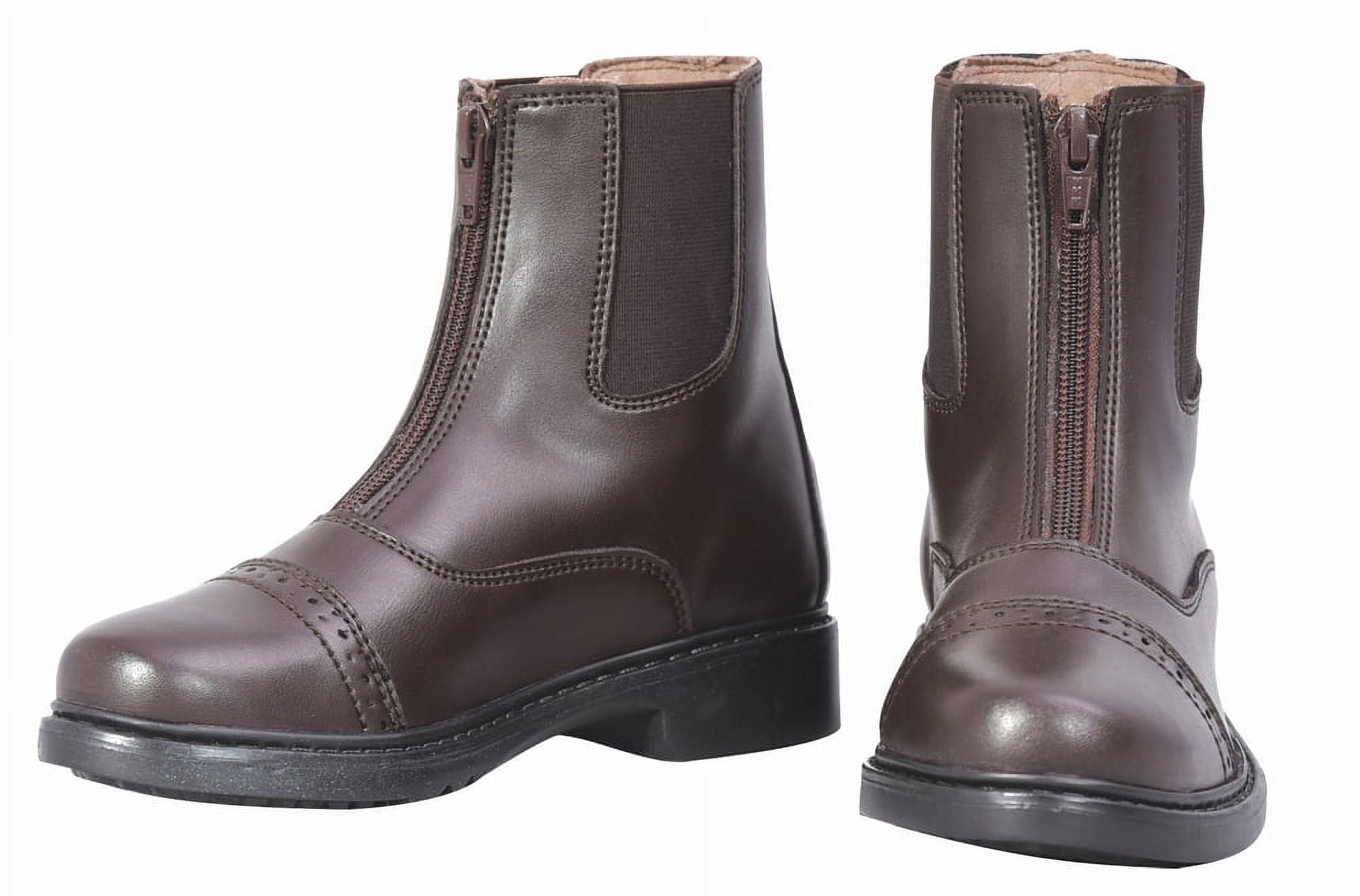 Bottes Paddock Enfant TuffRider Starter Front Zip - Moka, Taille 13 (neuves)