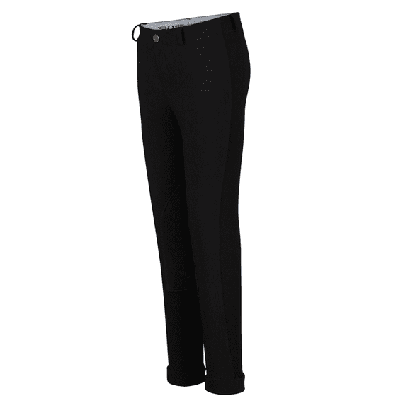 TuffRider Children's Ribb Lowrise Pull-On Jodhpurs Black 8