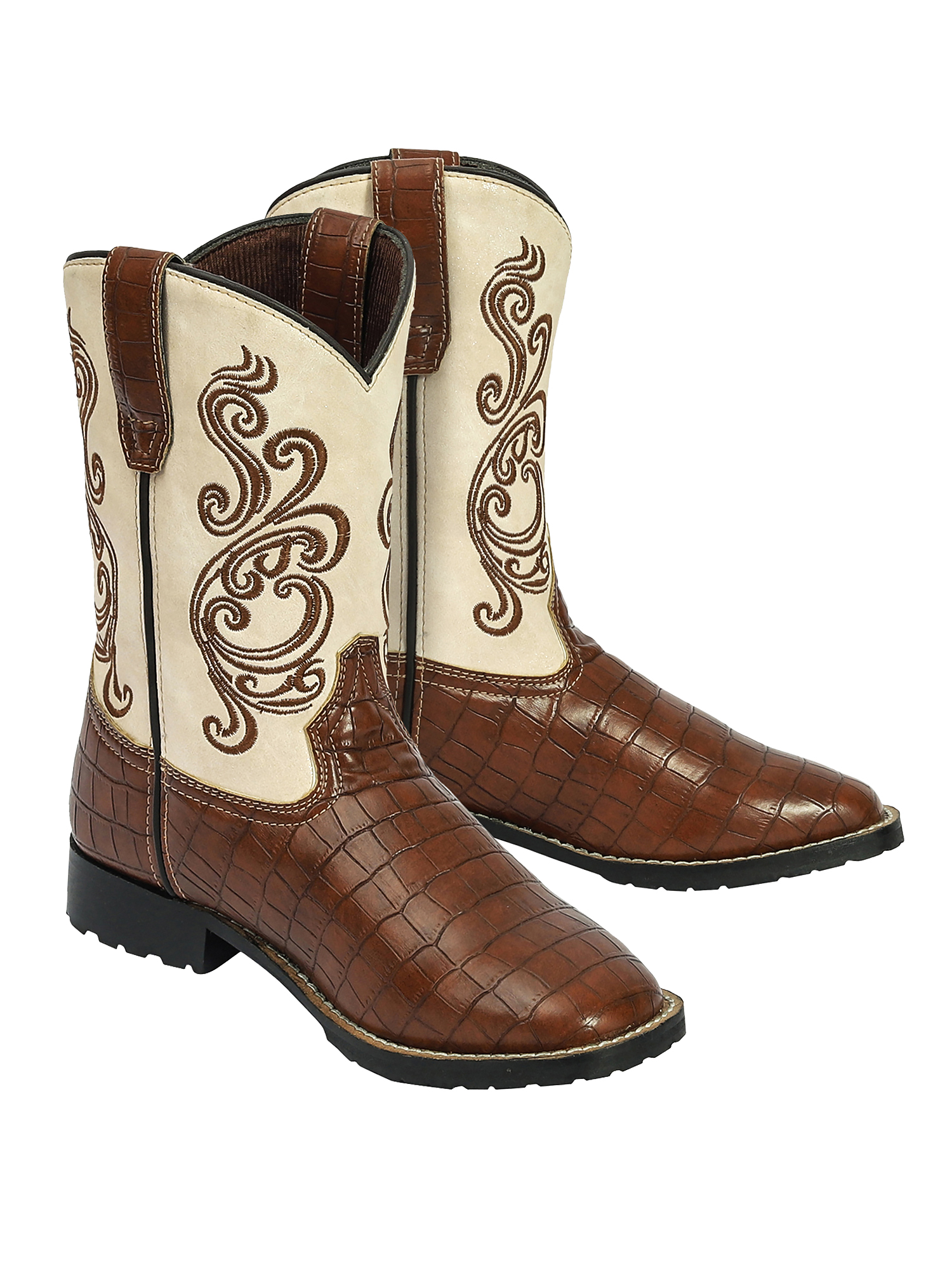 What Is A Rounded Toe Boot TuffRider Children's Shenandoah Rounded Toe Western Boot- Brown w ...