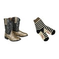 thumbnail image 1 of TuffRider Children's Snake In My Boot Western Boot- 12- Black-Orange With Free Assorted Striped Socks, 1 of 6