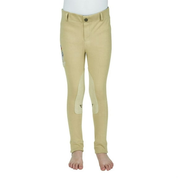 TuffRider Children's Thelwell Sweep Embroidered Pull-On Knee Patch Jods