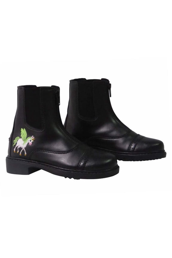 TuffRider Children's Unicorn Starter Front Zip Paddock Boots