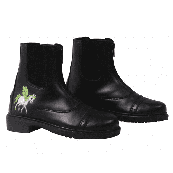 TuffRider Children's Unicorn Starter Front Zip Paddock Boots