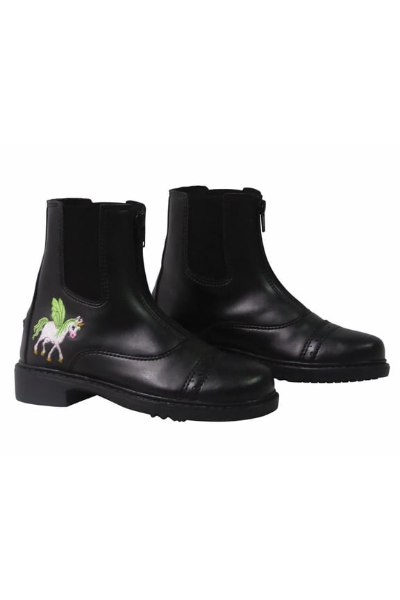 TuffRider Children's Unicorn Starter Front Zip Paddock Boots