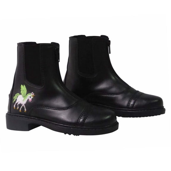 TuffRider Children's Unicorn Starter Front Zip Paddock Boots