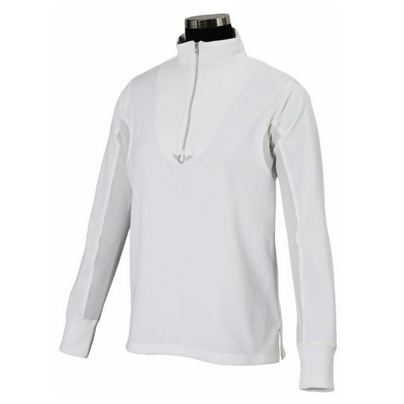 TuffRider Youth Long Sleeve Ventilated Technical Sport Shirt – UV Protection, Quick-Dry, Mesh Undersleeves