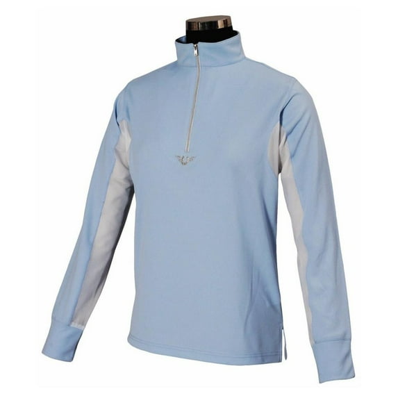 TuffRider Youth Long Sleeve Ventilated Technical Sport Shirt – UV Protection, Quick-Dry, Mesh Undersleeves