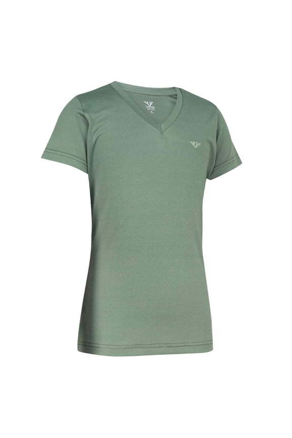 TuffRider Childs Taylor Short Sleeve Tee L Green