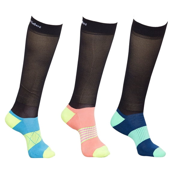 TuffRider EquiCool Ventilated Riding Socks-3 pack