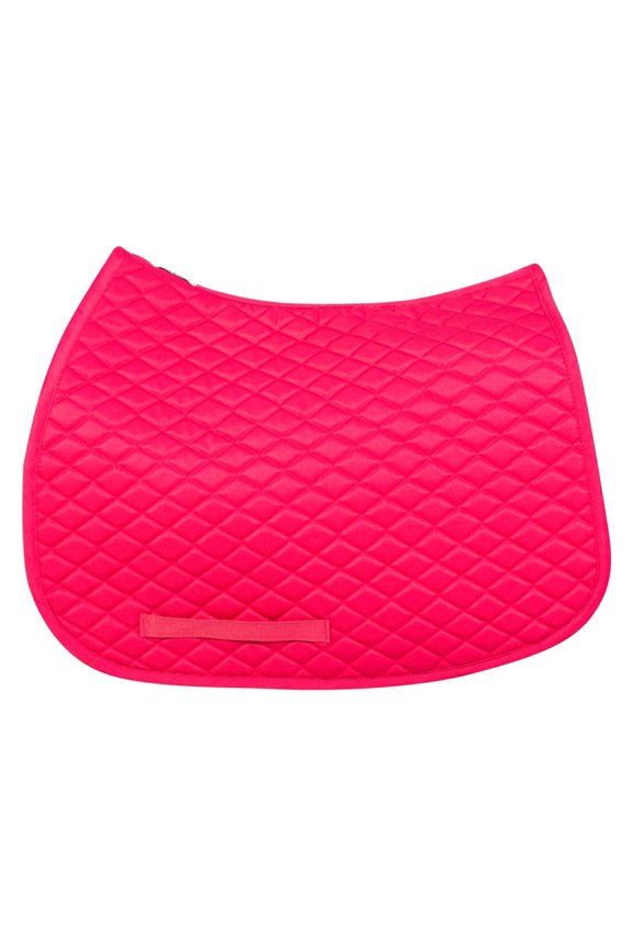 Basic All Purpose Horse Riding Saddle Pad | Wither Relief Brushed Underside for Training and Competition