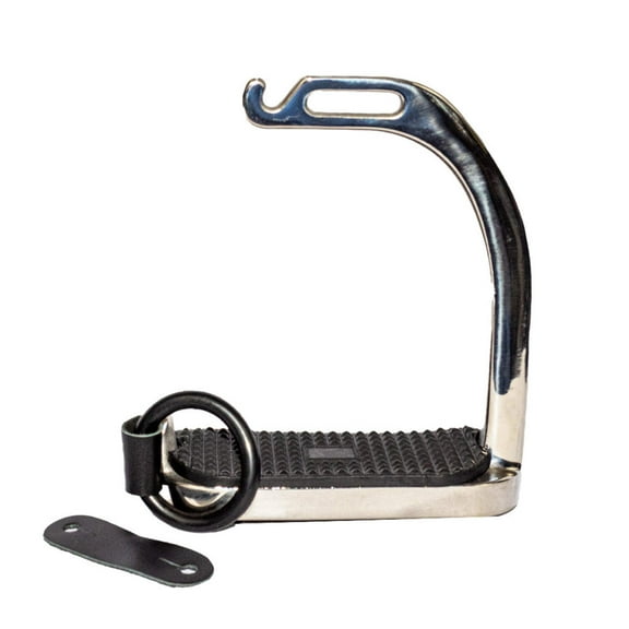 TuffRider Knife Edge Safety Stirrups- Stainless Steel- 4 1/4