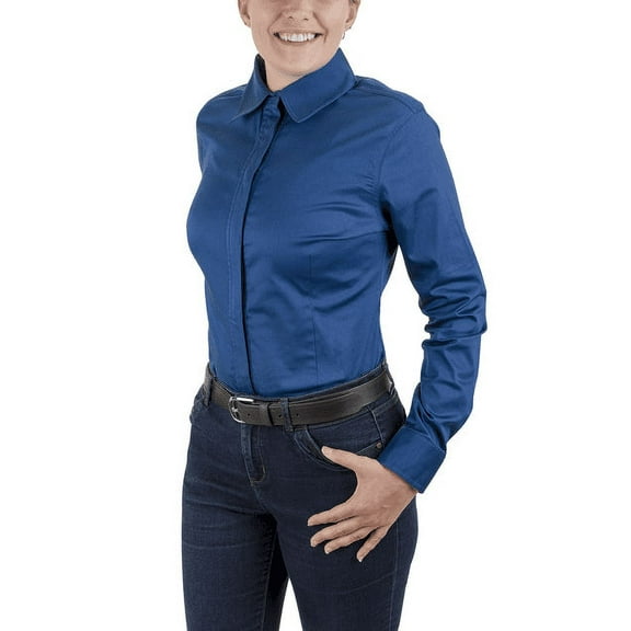 TuffRider Ladies Americana Western Shirt XXXL ROYAL