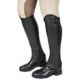 thumbnail image 1 of TuffRider Ladies Belmont Leather Half Chaps- Black- M, 1 of 2