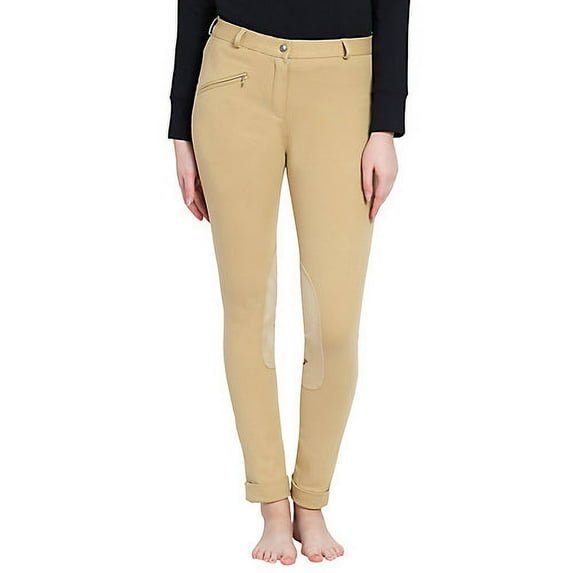 TuffRider Ladies Cotton Jodhpurs 26 Light Tan